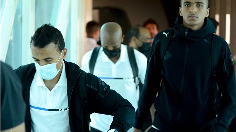 وصول لاعبي الزمالك