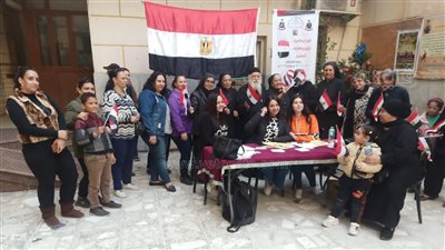  كنيستا العذراء ومريم ومارجرجس ببورسعيد يشاركان في الانتخابات الرئاسية (صور)