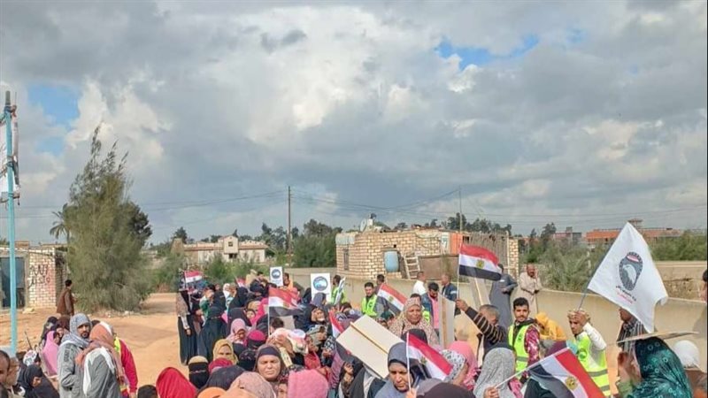 حشود انتخابية بالإسكندرية،