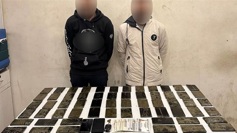 ضبط شخصين بحوزتهما،فيتو