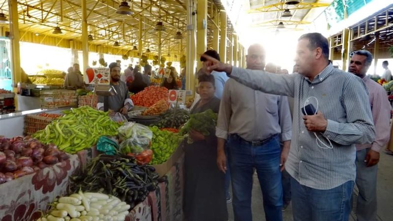 سوق الخضار والفواكه،