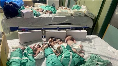 وفاة طفلة خدج من غزة في مستشفى العريش العام 