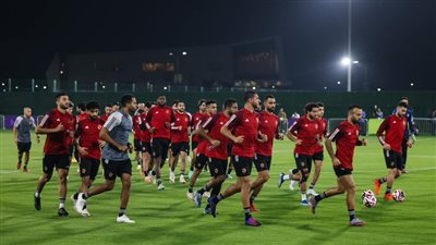 كولر يحاضر اللاعبين وتدريبات بدنية بمران الأهلى الختامى استعدادًا لمواجهة فلومينينسى