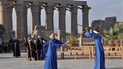 اليوم، وزيرة الثقافة تفتتح مهرجان التحطيب في الأقصر