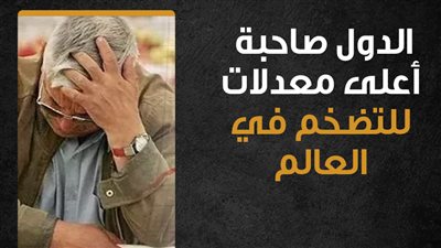الدول صاحبة أعلى معدلات للتضخم في العالم (إنفوجراف)