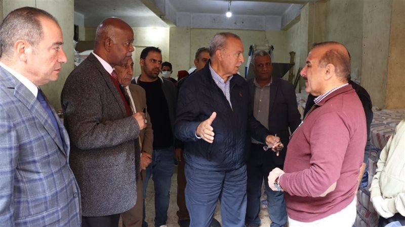 محافظ القليوبية خلال