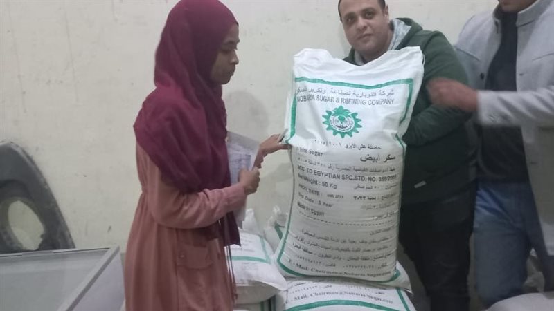 مصادرة نصف طن سكر