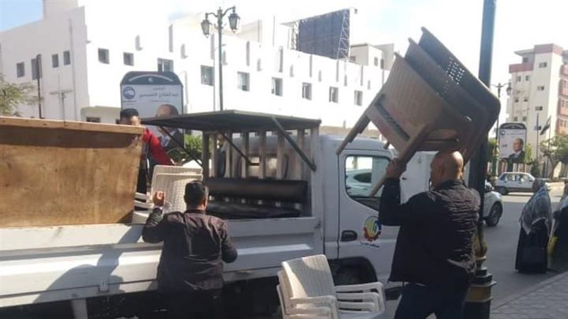 رفع إشغالات بالبحيرة،فيتو