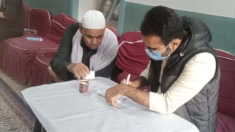 جانب من أعمال القافلة،
