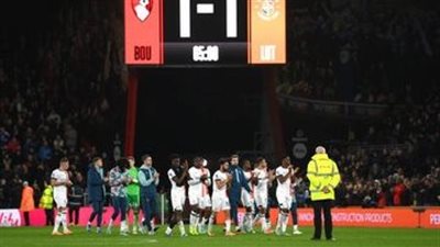 الدوري الإنجليزي، إلغاء مباراة لوتون تاون مع بورنموث