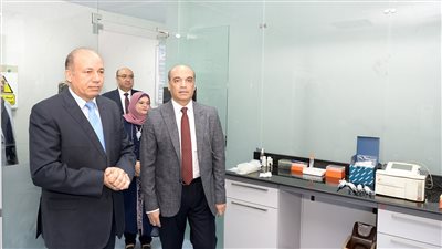 افتتاح عمليات التطوير والتجديدات بكلية الطب جامعة المنصورة 