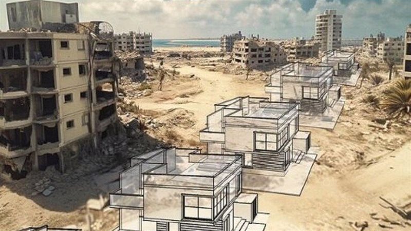 منازل على شواطئ غزة،