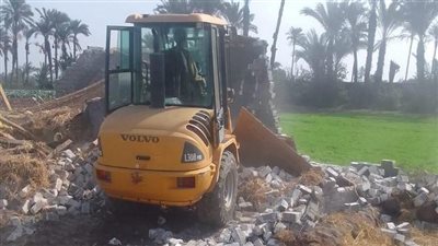 إزالة 21 حالة تعدي على الأراضي الزراعية بطوخ 