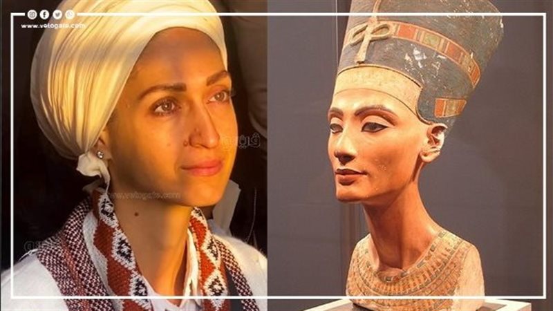 شبيهة الملكة نفرتيتي،