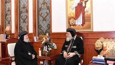 البابا تواضروس يتلقى تقريرا عن الخدمة في إيبارشية أبو تيج