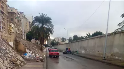لليوم الثالث على التوالي، هطول أمطار غزيرة في الإسكندرية (فيديو)