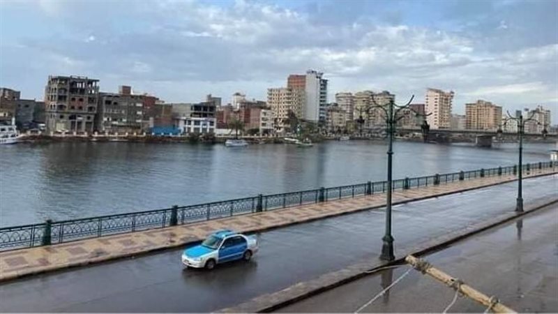 امطار غزيرة علي دمياط،فيتو