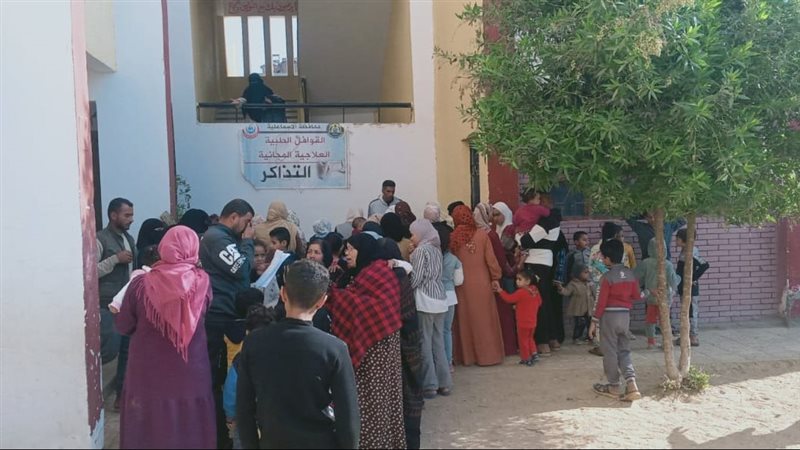 جانب من أعمال القافلة،