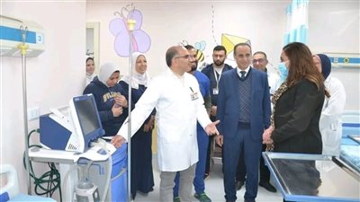 افتتاح قسم لأطفال مرضى السرطان بمعهد الأورام بدمنهور (صور)