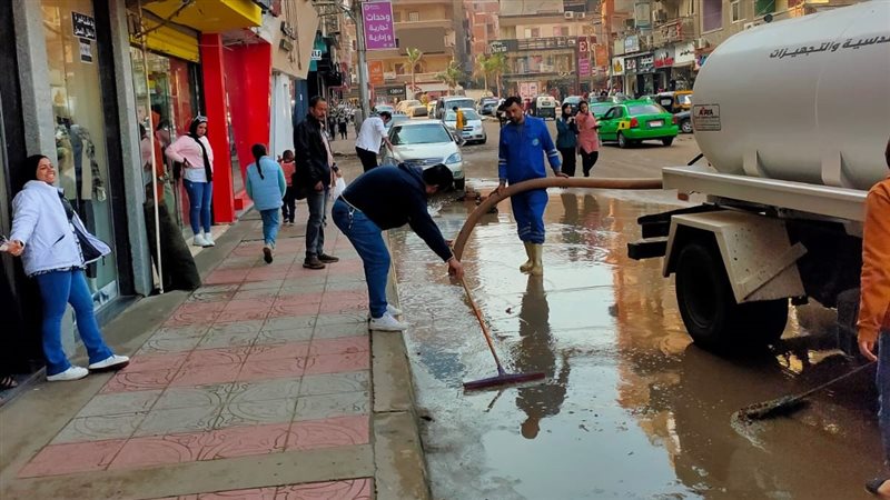 شفط تجمعات مياه الأمطار