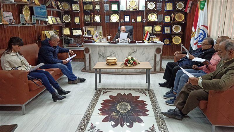  اجتماع بمديري الادارات