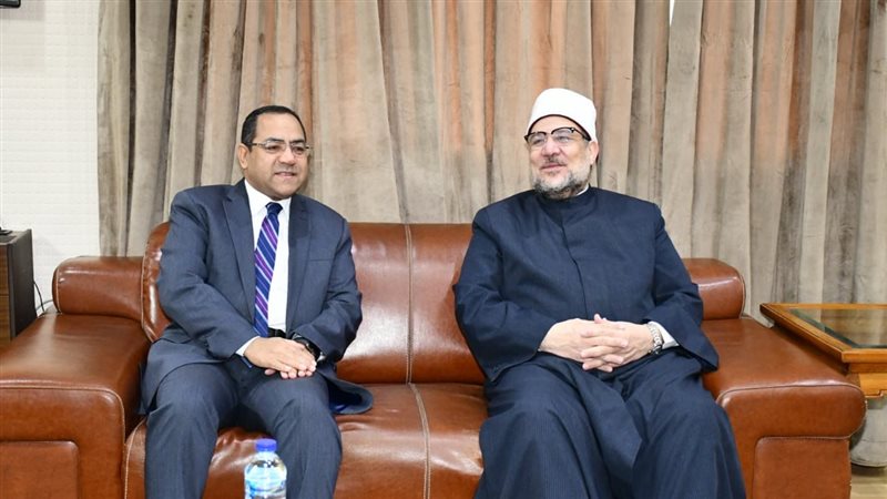 وزيرا الاوقاف ورئيس