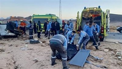 الاستعلام عن حالة 8 مصابين بحادث تصادم أعلى دائري المرج