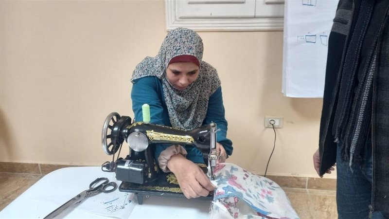 التدريب الحرفي الخياطة