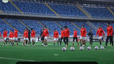 ملخص تدريب المنتخب الوطني على ملعب مصر بالعاصمة الإدارية (فيديو)