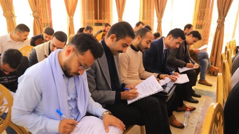 جانب من الامتحان،