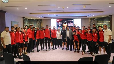جلسة في منتخب مصر للتعريف بالمنشطات استعدادًا لأمم أفريقيا (صور)