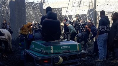  بالأسماء، إصابة 4 عمال من بينهم أب ونجله في انهيار عقار بأكتوبر