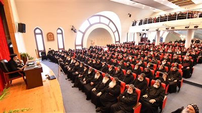 البابا تواضروس يلتقي رهبان الأديرة القبطية 