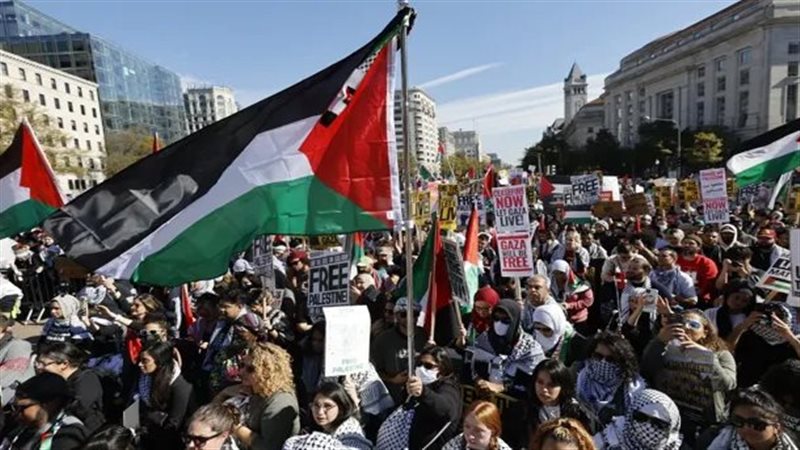 مظاهرة فى واشنطن،