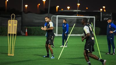 قياسات وزن للاعبي الأهلي قبل مران اليوم 