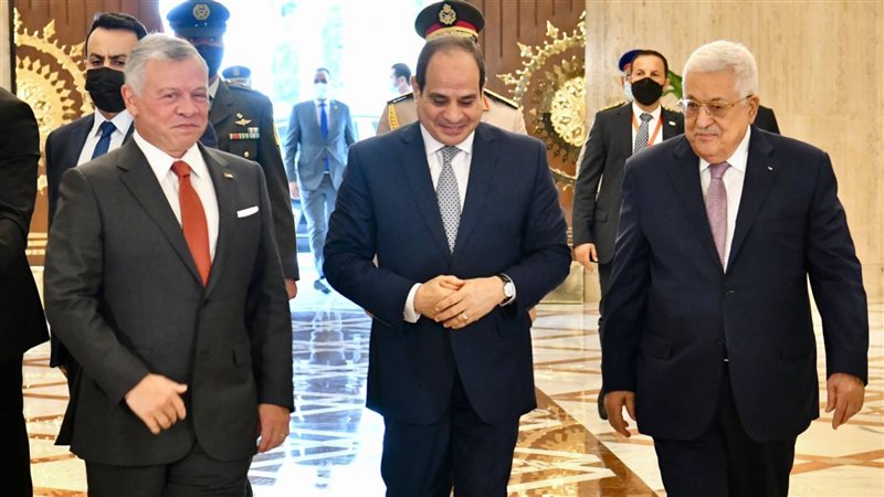 قادة مصر والأردن