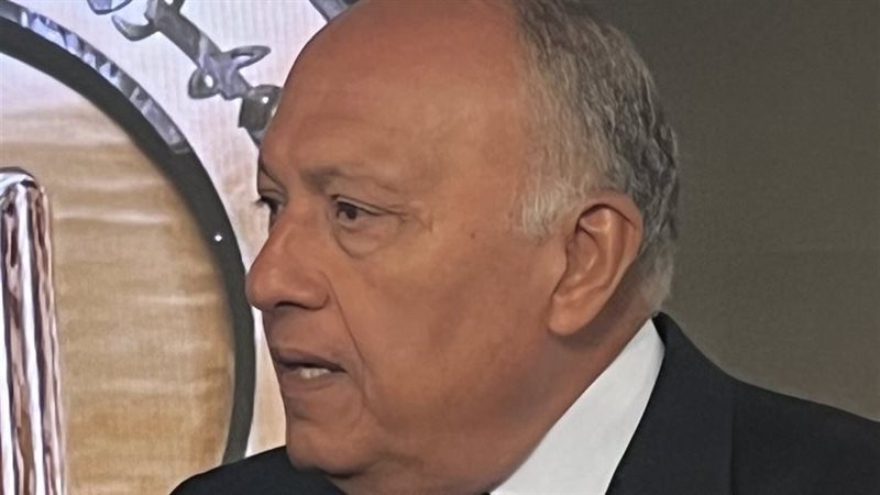 سامح شكرى وزير الخارجية،
