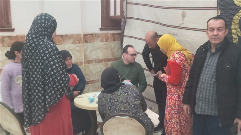 جانب من القافلة السكانية