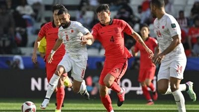 أمم آسيا، كوريا تفوز على البحرين بثلاثية