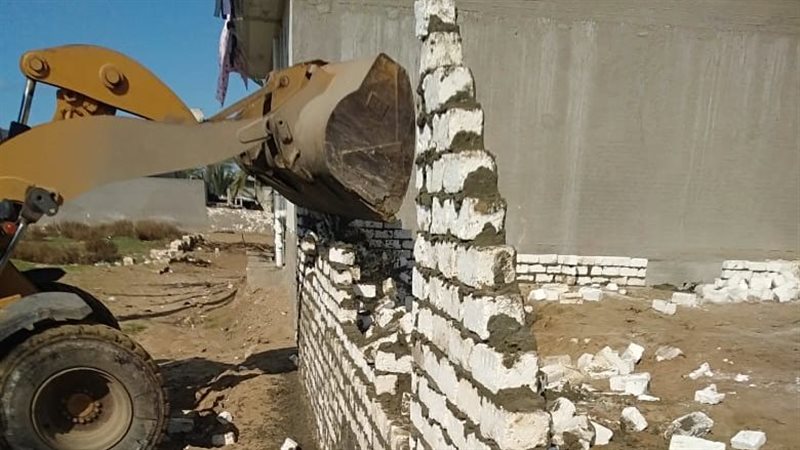 جانب من إزالة التعديات