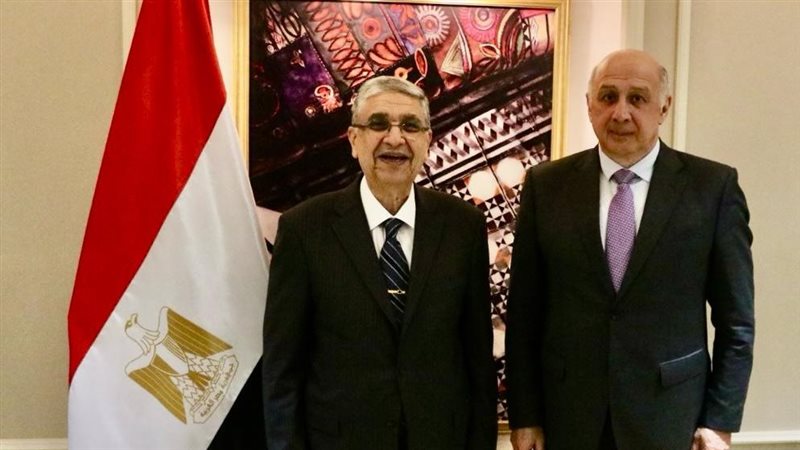 وزير الكهرباء يستقبل