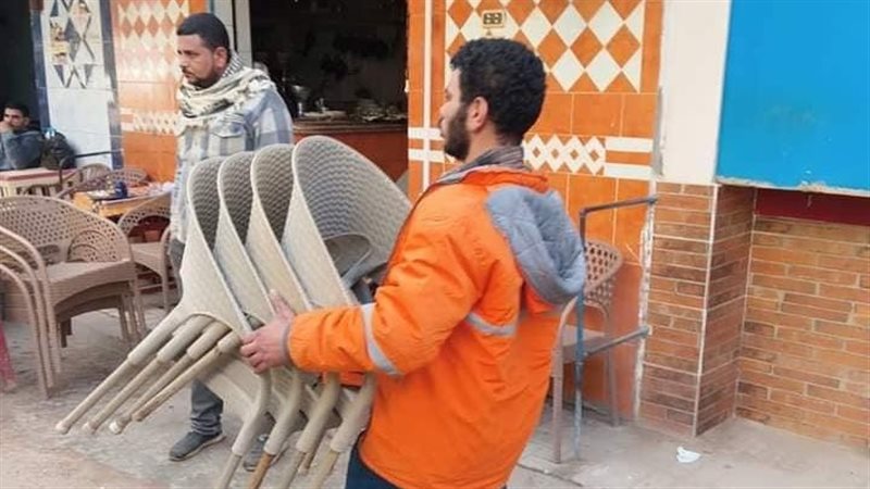 رفع حالات اشغال طريق