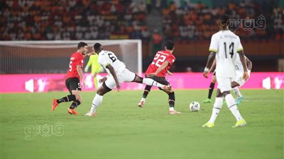 مصطفى محمد يحرز هدف التعادل الثاني لمنتخب مصر في مرمى غانا