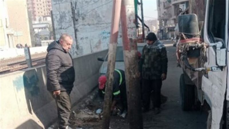 إستمرار أعمال النظافة
