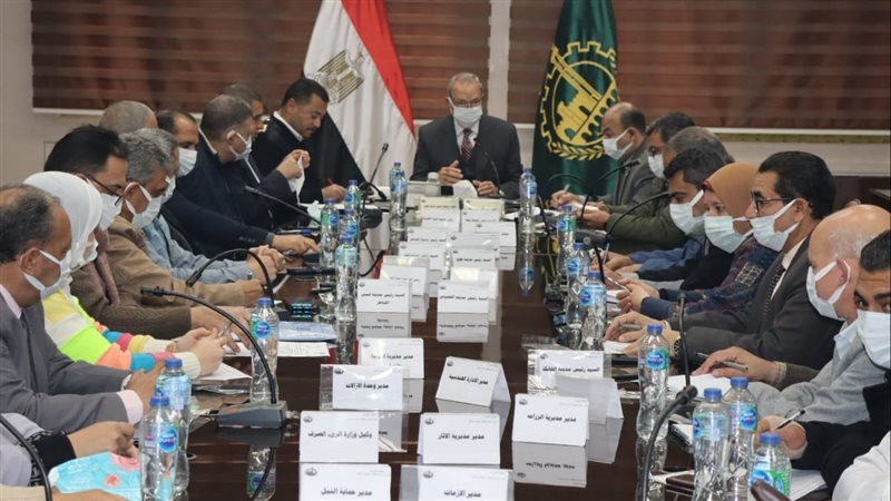 محافظ القليوبية خلال