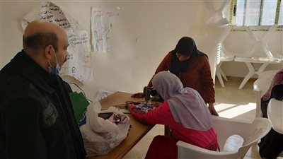 رياضة البحيرة تواصل التدريب الحرفي على مهنة الخياطة والتفصيل (صور)