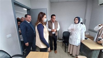 وزير الصحة والسكان ونائب محافظ البحيرة يتفقدان وحدة طب الأسرة بدمنهور (صور)