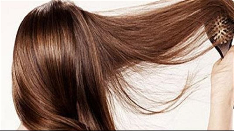 ترطيب الشعر الجاف،