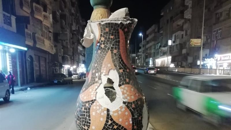 جانب من أعمال التخريب