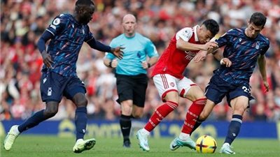 الدوري الإنجليزي، تعادل سلبي بين أرسنال ونوتينجهام في الشوط الأول 